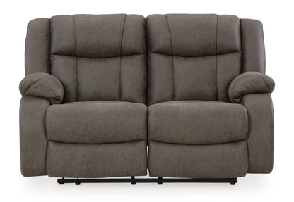 First Base Reclining Sofa and Loveseat