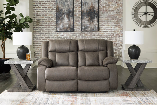 OUTLET First Base Reclining Loveseat
