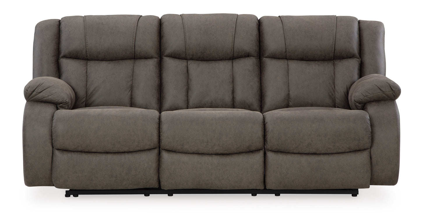 First Base Reclining Sofa and Loveseat