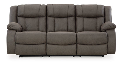 First Base Reclining Sofa and Loveseat