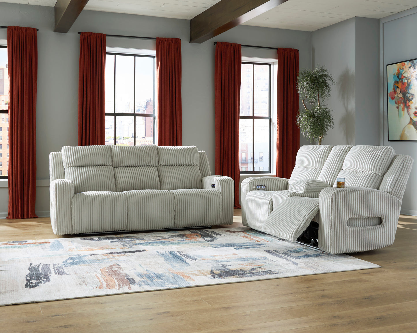Forest Lake Power Reclining Sofa & Loveseat