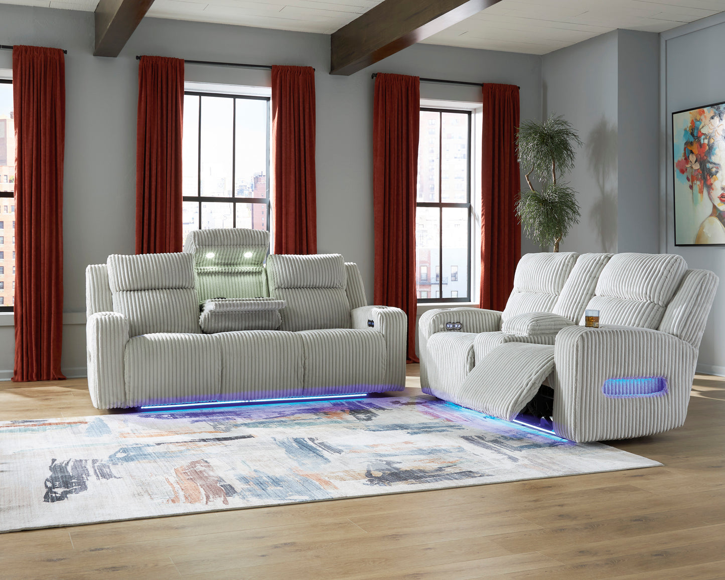 Forest Lake Power Reclining Sofa & Loveseat