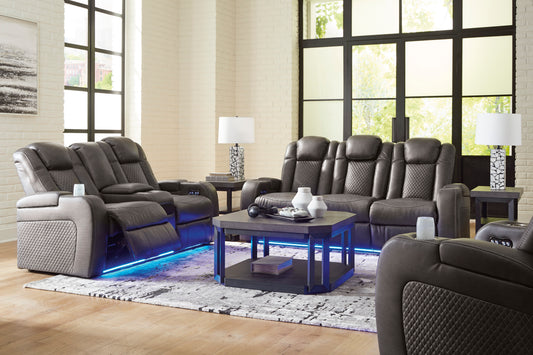 Fyne-Dyme Power Reclining Sofa & Loveseat