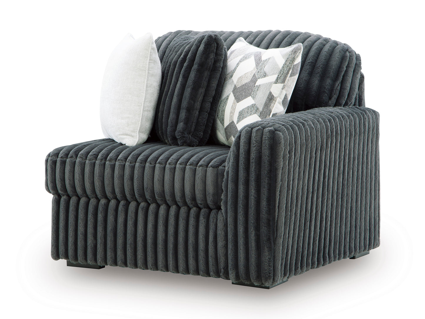 Midnight-Madness 3-Piece Modular Sofa with Chaise