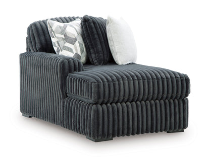 Midnight-Madness 3-Piece Modular Sofa with Chaise