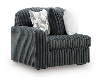 Midnight-Madness 3-Piece Modular Sofa with Chaise