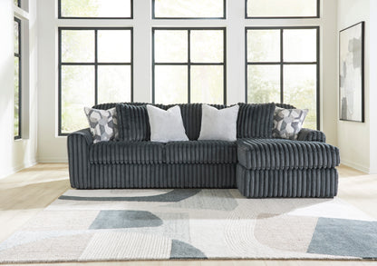 Midnight-Madness 3-Piece Modular Sofa with Chaise