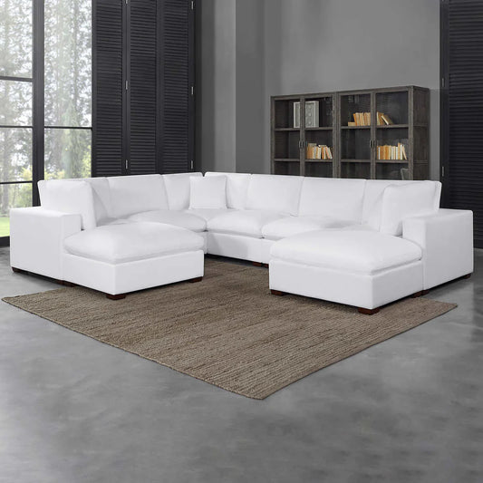 Thomasville Lowell 8-piece Modular Sectional - White