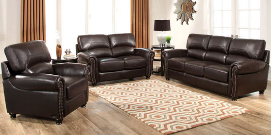 Tuscany Leather Living Room Set