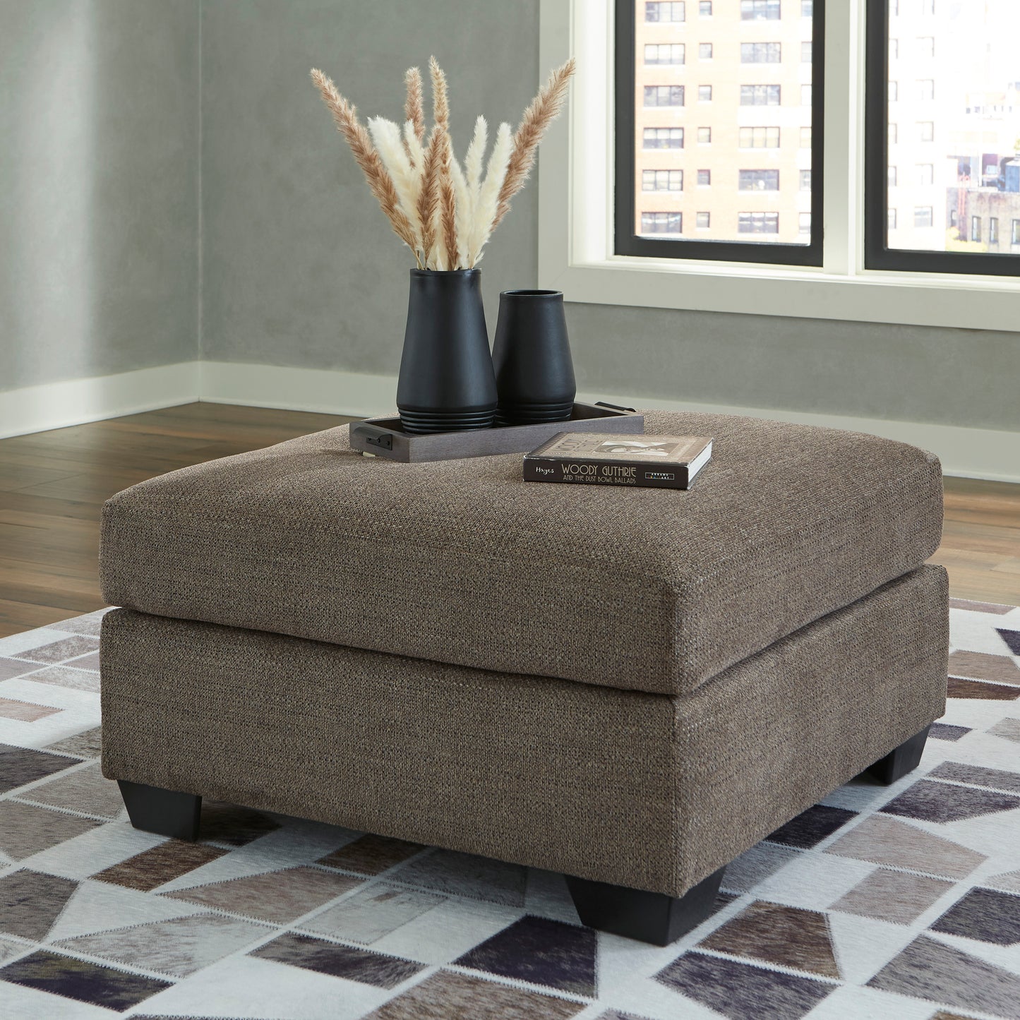 Honey Oversized Accent Ottoman