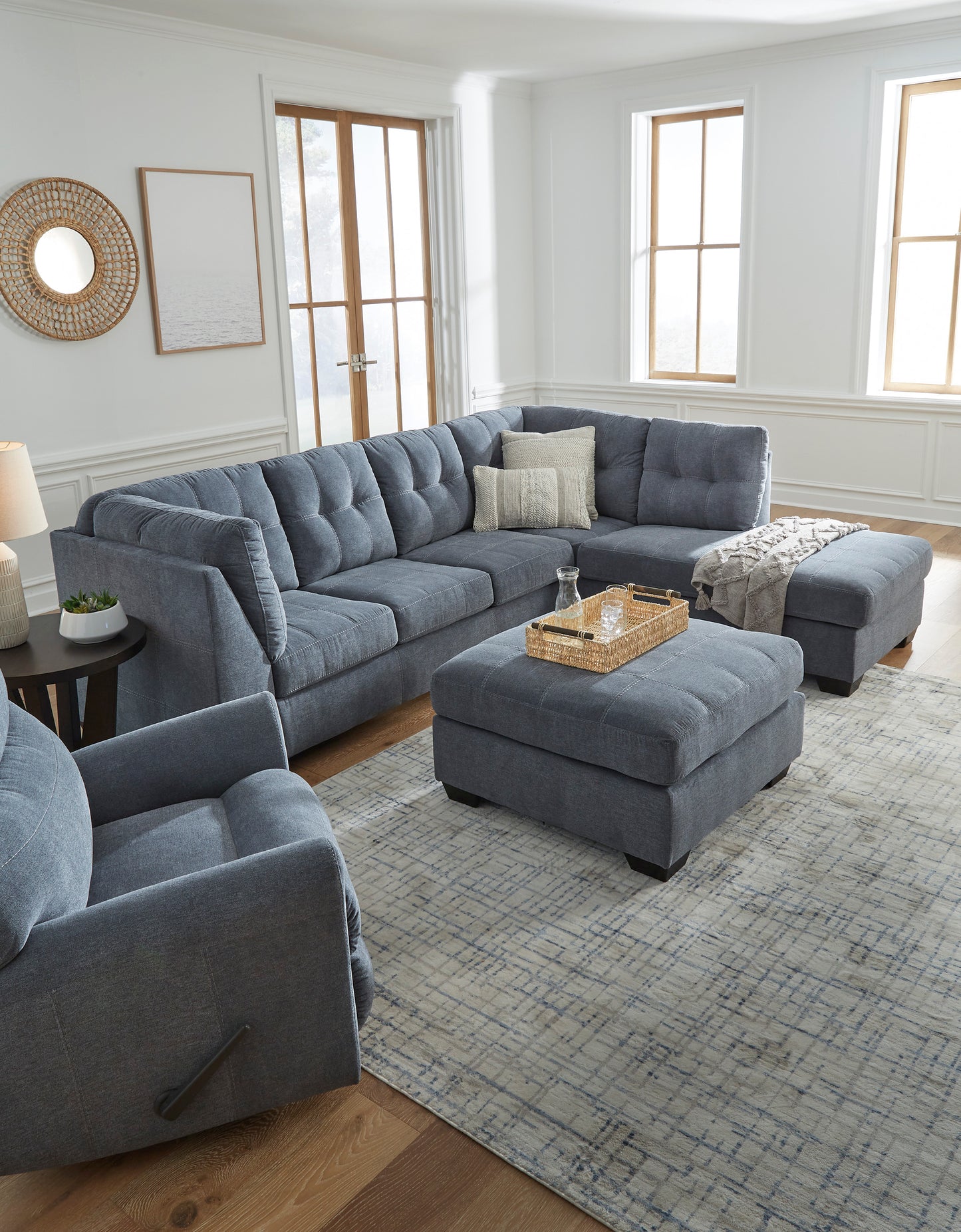 Margo Oversized Accent Ottoman