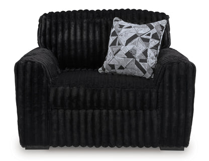 Midnight-Madness Oversized Chair