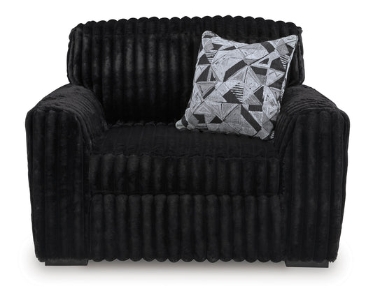 Midnight-Madness Oversized Chair