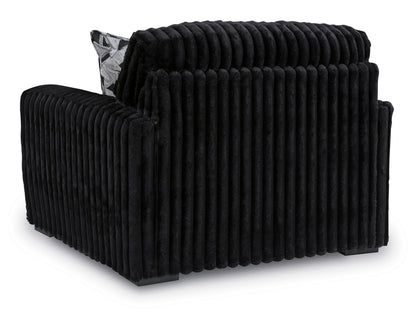 Midnight-Madness Oversized Chair