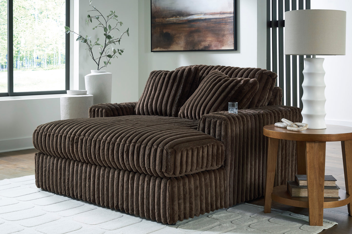 Midnight-Madness Oversized Chaise