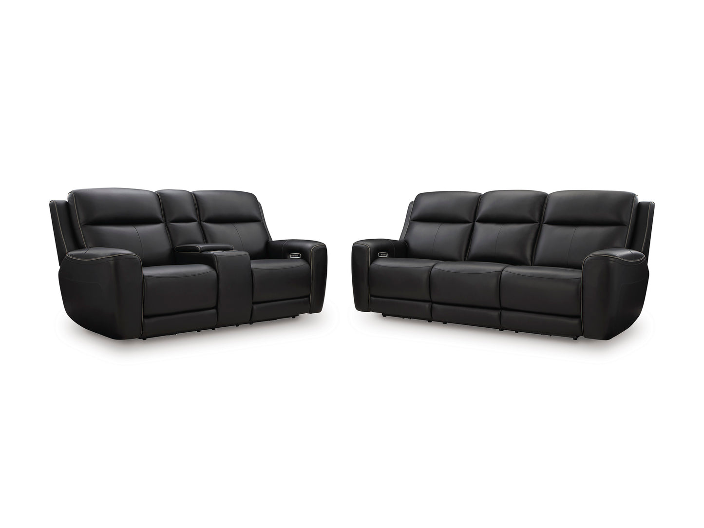 5Z-Comfort Power Recliner Sofa and Loveseat