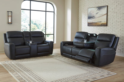 5Z-Comfort Power Recliner Sofa and Loveseat