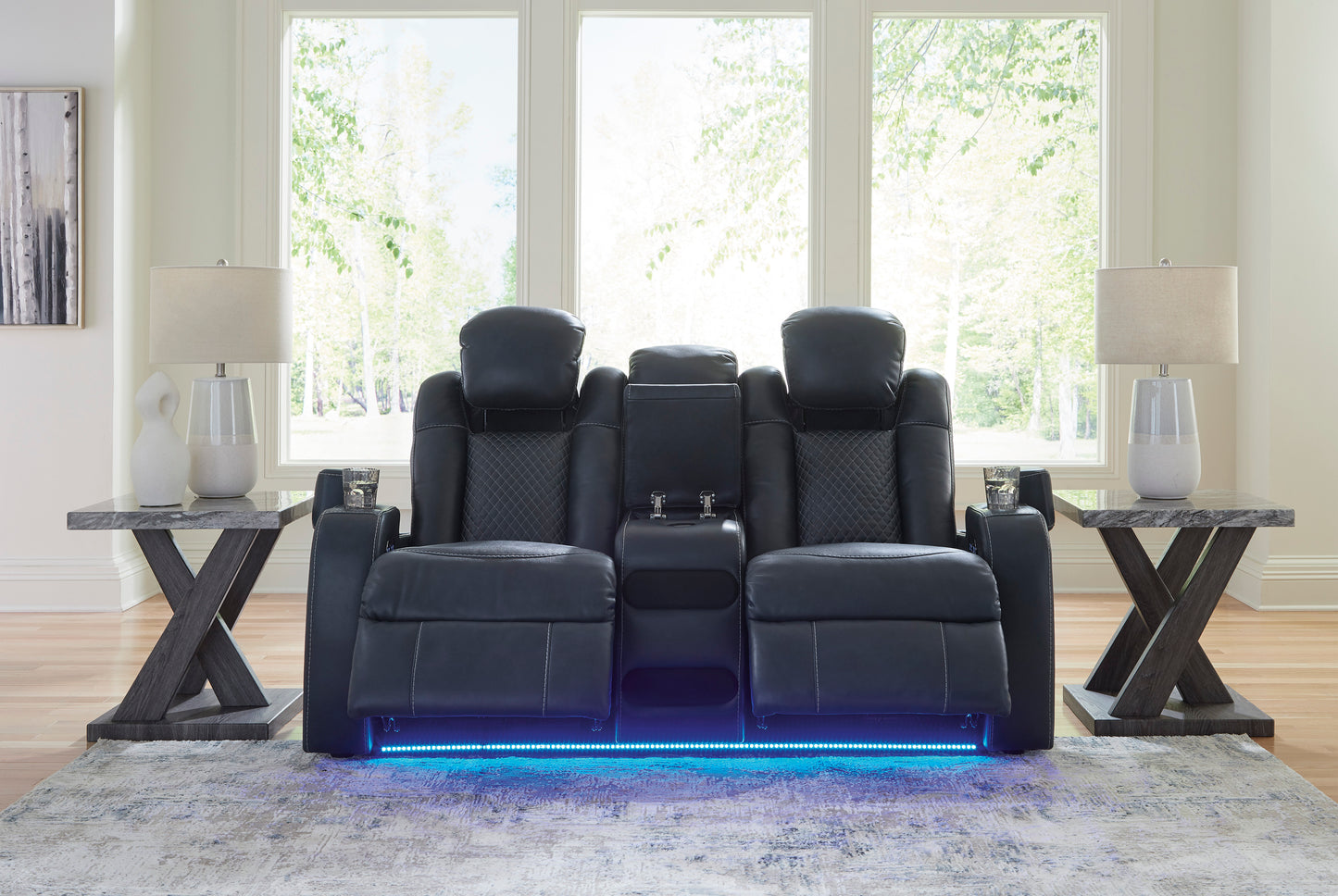 Fyne-Dyme Power Reclining Sofa & Loveseat