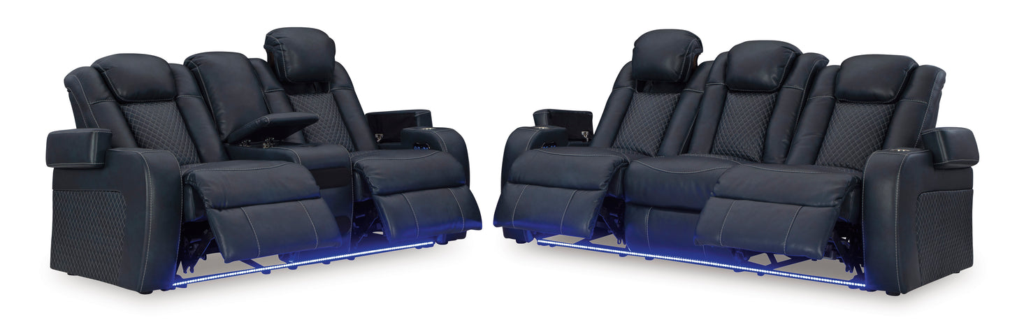 Fyne-Dyme Power Reclining Sofa & Loveseat