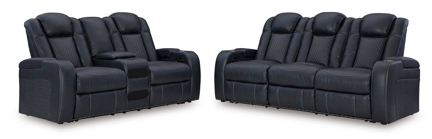 Fyne-Dyme Power Reclining Sofa & Loveseat