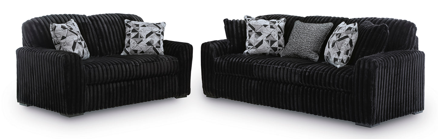 Midnight-Madness Sofa & Loveseat