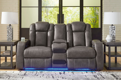 Fyne-Dyme Power Reclining Sofa & Loveseat