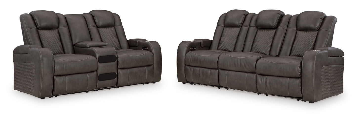 Fyne-Dyme Power Reclining Sofa & Loveseat
