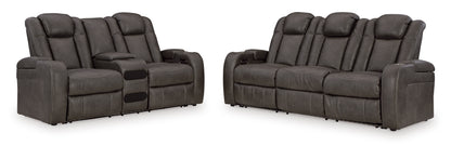 Fyne-Dyme Power Reclining Sofa & Loveseat