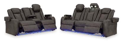 Fyne-Dyme Power Reclining Sofa & Loveseat