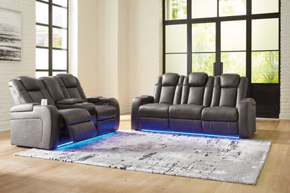 Fyne-Dyme Power Reclining Sofa & Loveseat