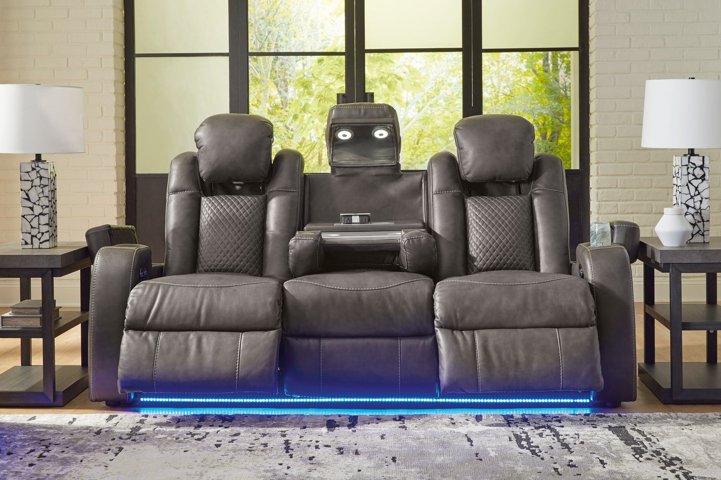 Fyne-Dyme Power Reclining Sofa & Loveseat