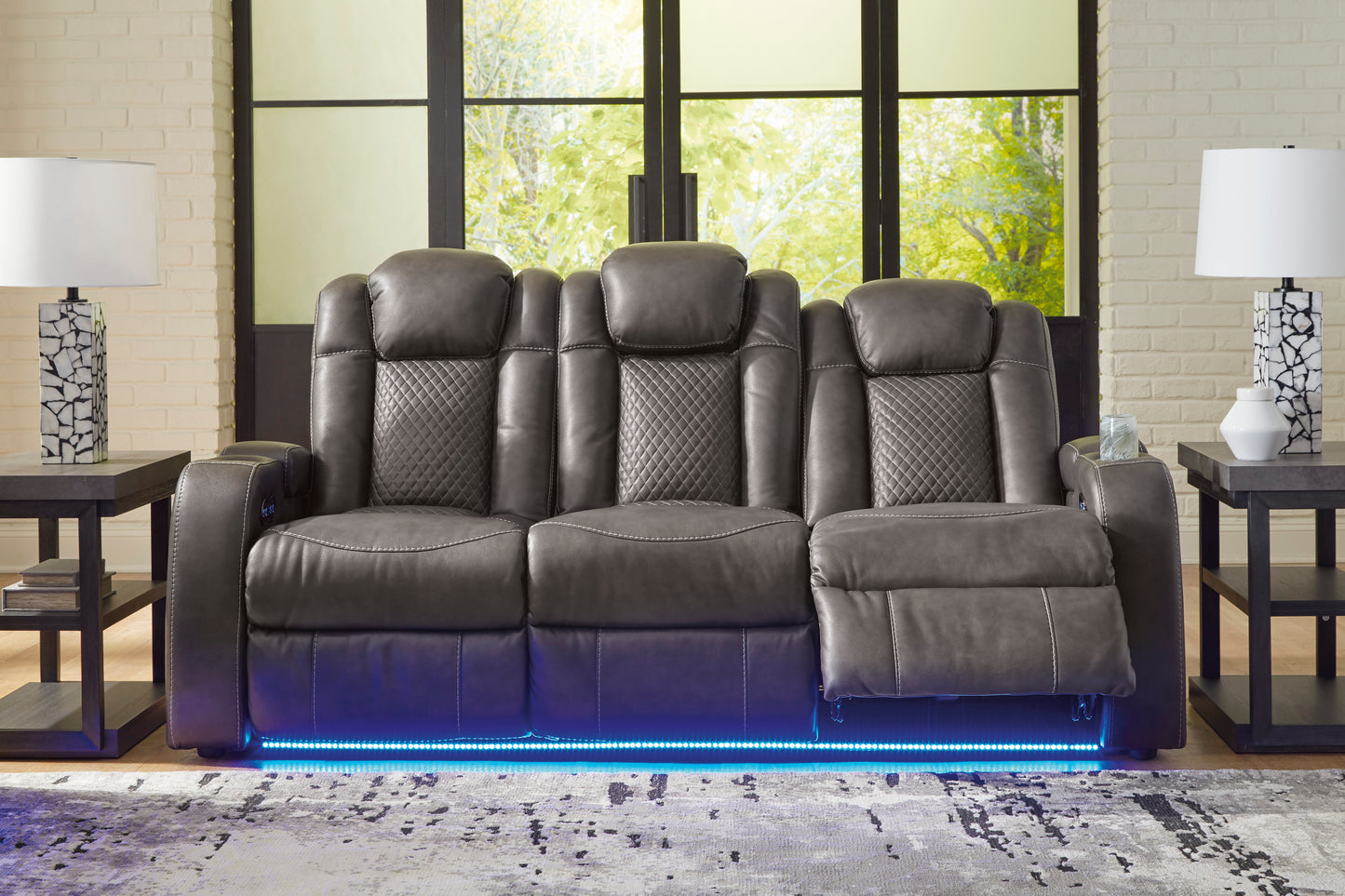 Fyne-Dyme Power Reclining Sofa & Loveseat