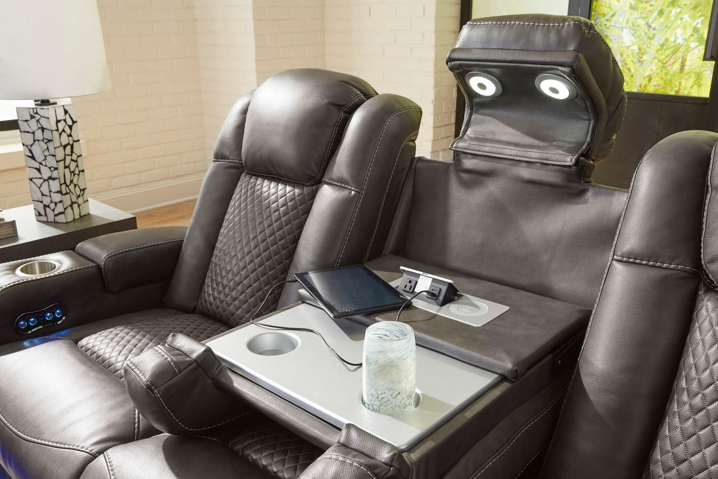 Fyne-Dyme Power Reclining Sofa & Loveseat