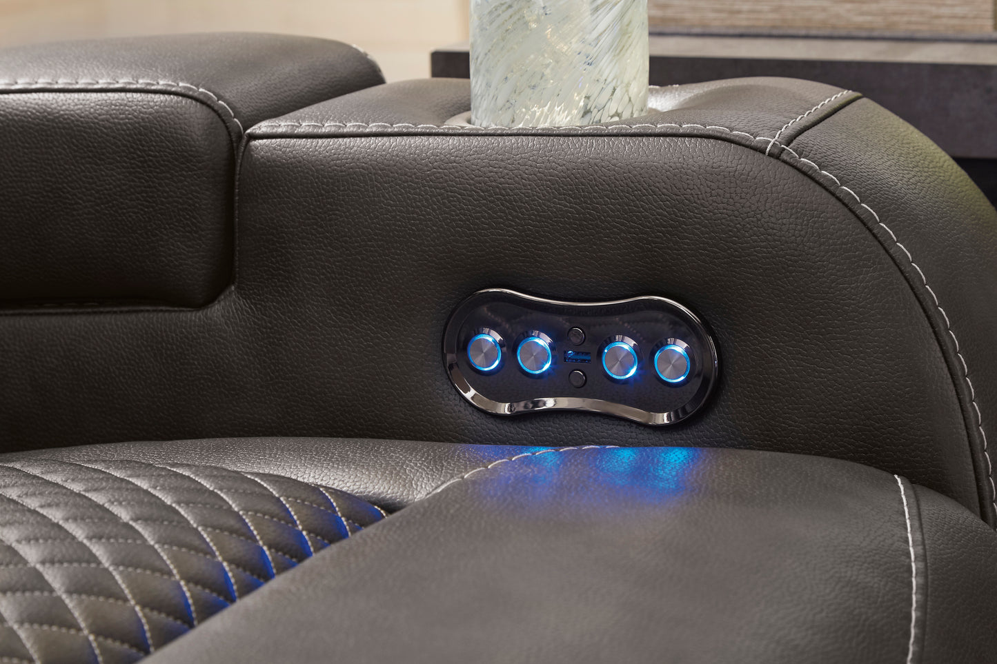 Fyne-Dyme Power Reclining Sofa & Loveseat