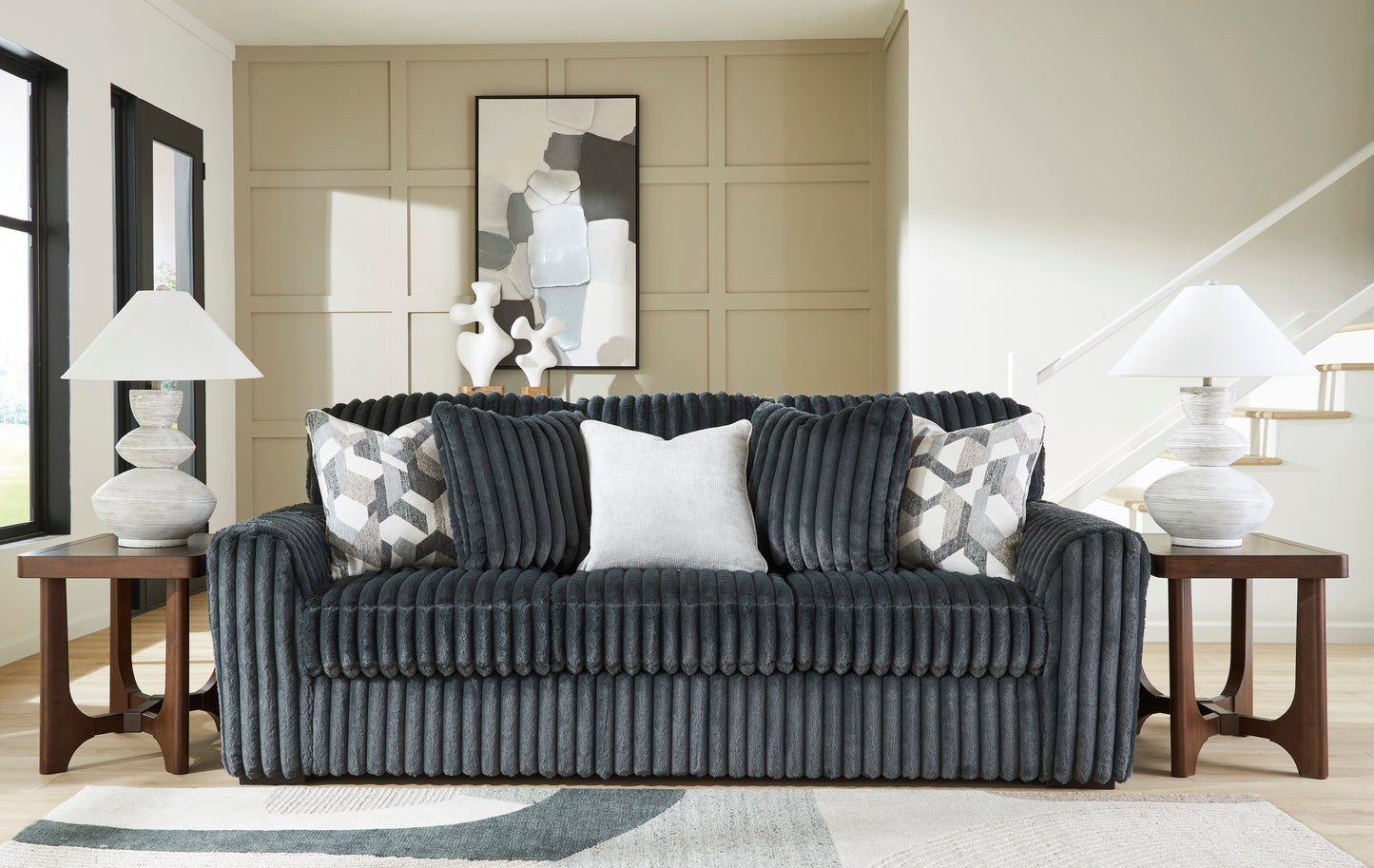 Midnight-Madness Sofa & Loveseat